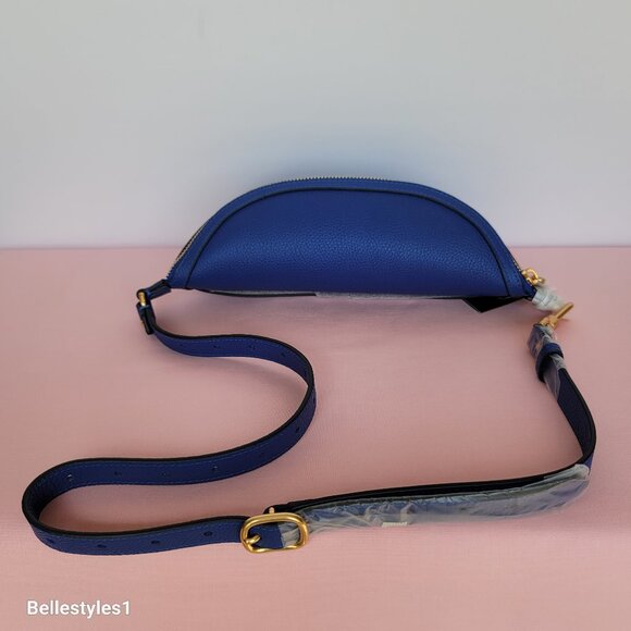 KATE SPADE Belt Bag Gramercy Medium Pebbled Leather – Blueberry color🎈⭐ - Picture 10 of 16